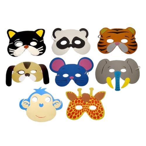 CIYODO 12St Schutzmaske Kindermaske Tiermasken Kostüm Maske Cartoon-Maske belohnung kinder kindererziehung stule Gesichtsmaske für Kinder Karnevalsmaske Abschlussball bilden Kunsthandwerk von CIYODO