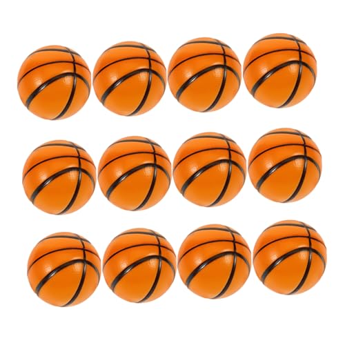 CIYODO 12stücke Mini Basketball Stressbälle Weiche Squeeze Spielzeuge Für Stressabbau Pu Material Für Zuhause Und Partys Fidget Toy Für Erwachsene von CIYODO