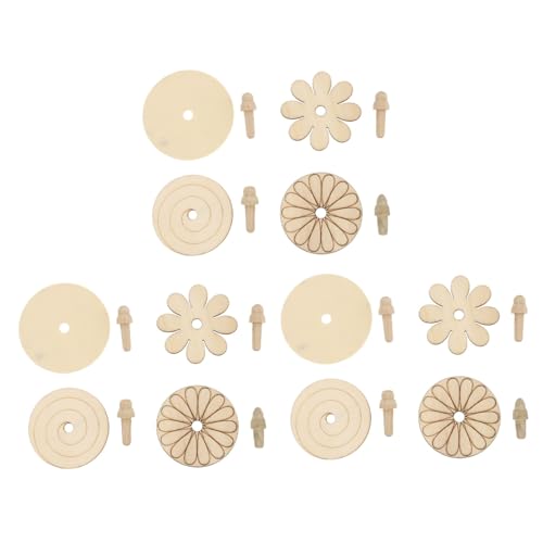 CIYODO 12Stücke Holz Gyroskop DIY Unvollendete Rotierende für Kreativ Gestalten und Bemalen Handwerkzeug für Interaktive Spiele und Schulprojekte CIYODO 12Stücke Holz Gyroskop DIY Unvollendete Rotierende für Kreativ Gestalten und Bemalen Handwerkzeug für Interaktive Spiele und Schulprojekte von CIYODO