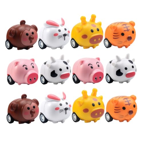 CIYODO 12Stücke Mini Tier Zugautos für Rückziehspielzeug Niedliche Cartoon Fahrzeuge Partygeschenke für Kindergartenaktivitäten und Kleinkinder Fördert CIYODO 12Stücke Mini Tier Zugautos für Rückziehspielzeug Niedliche Cartoon Fahrzeuge Partygeschenke für Kindergartenaktivitäten und Kleinkinder Fördert von CIYODO