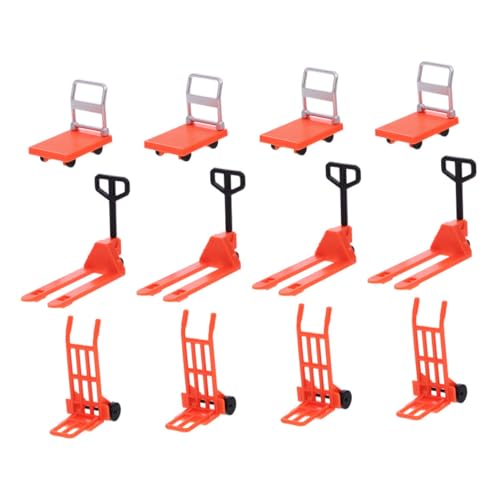 CIYODO 12Stücke Verkehrsmodell Spielzeugset Realistische Gabelstapler und Schubkarre für Zubehör für Lernspiele und Verkehrsszenarien Langlebigem CIYODO 12Stücke Verkehrsmodell Spielzeugset Realistische Gabelstapler und Schubkarre für Zubehör für Lernspiele und Verkehrsszenarien Langlebigem von CIYODO