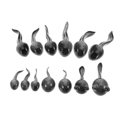 CIYODO 13Stücke Kaulquappen Figuren Winzige Tierfiguren Für Teich Garten Aquarium Und Dekorative Bonsai Ornamente Für Innen Und Außenbereiche von CIYODO