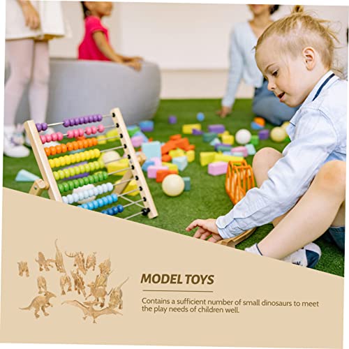 CIYODO 14 Stück Teiliges Dinosaurier Modellset aus Hochwertigem Kunststoff Realistische Miniaturfiguren für Dekoration und Pädagogisches Lernen Desktop Ornament für Sammler von CIYODO