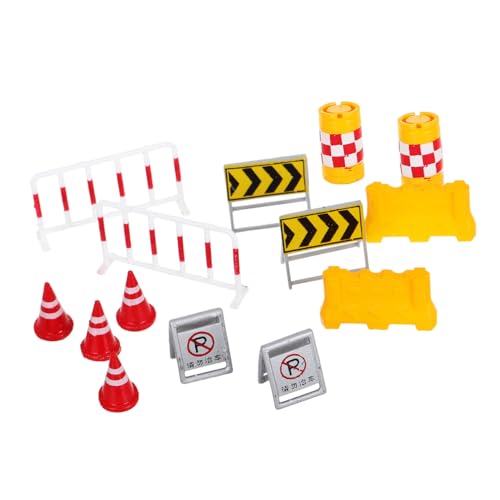 CIYODO 14-teiliges Spielset Mit Verkehrsschildern Für Kinder, Mini-verkehrskegel, Straßenschilder, Straßensperren, Spielzeug, Sandkasten, Miniaturen CIYODO 14-teiliges Spielset Mit Verkehrsschildern Für Kinder, Mini-verkehrskegel, Straßenschilder, Straßensperren, Spielzeug, Sandkasten, Miniaturen von CIYODO