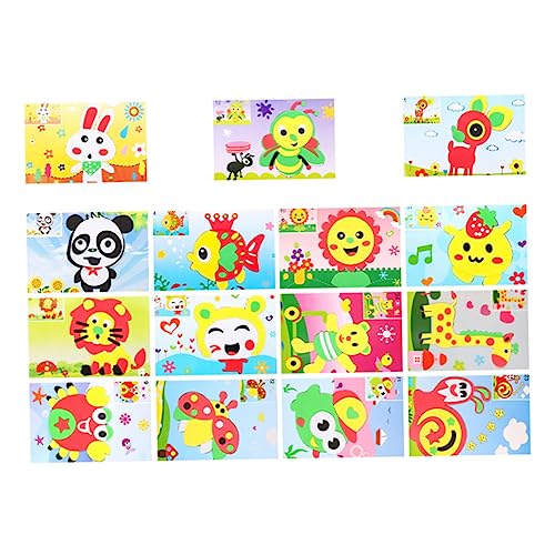 CIYODO 15 Stück 3D Aufkleber Kinderzimmer Dekoration Kinder Bastelarbeiten Geometrie Form Passende Aufkleber Handgefertigtes Kunst Set Kinderzimmer Dekoration Schaumstoff Puzzle CIYODO 15 Stück 3D Aufkleber Kinderzimmer Dekoration Kinder Bastelarbeiten Geometrie Form Passende Aufkleber Handgefertigtes Kunst Set Kinderzimmer Dekoration Schaumstoff Puzzle von CIYODO