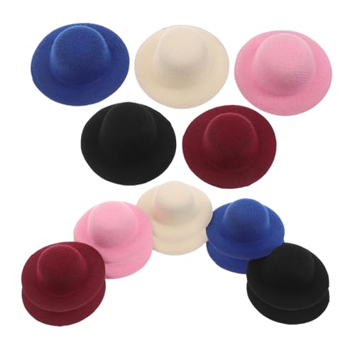 CIYODO 15 Stück Leichte Bastelhüte für DIY Projekte Mini Dekohüte für Puppenstuben Accessoires und Partydekorationen Kinderfreundliche Bastelmaterialien von CIYODO