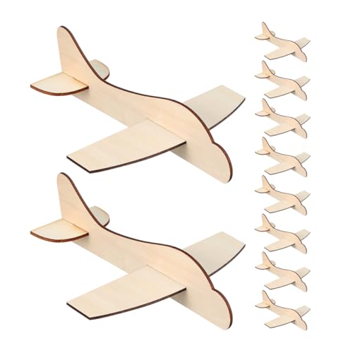 CIYODO 15 Stück Teiliges Holzflugzeug Modell Bausatz für Unvollendete Holzspielzeuge zur Selbstmontage Kreatives Basteln für Desktop Dekoration und Familienaktivitäten CIYODO 15 Stück Teiliges Holzflugzeug Modell Bausatz für Unvollendete Holzspielzeuge zur Selbstmontage Kreatives Basteln für Desktop Dekoration und Familienaktivitäten von CIYODO