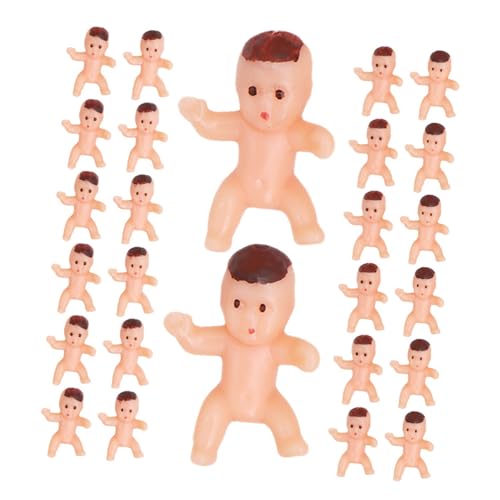 CIYODO 150 Stück Teiliges Mini Plastik Figuren Langlebige Kompakte Babypuppen als Originelle Cake Topper Dekorationen Vielseitig für Shower Party Geschenkartikel Festliche Tischdekoration von CIYODO