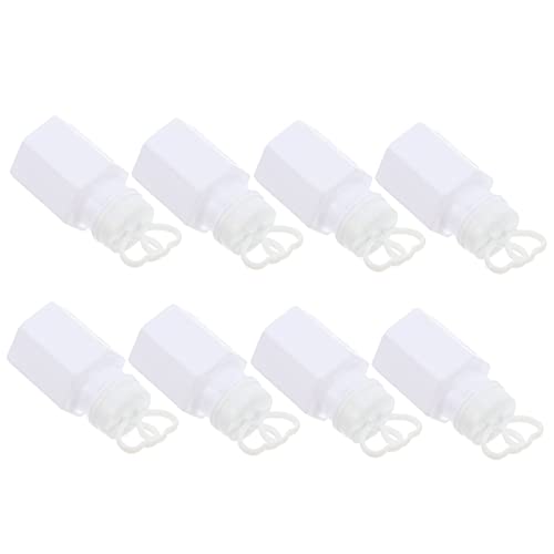 CIYODO 16 Stück Blasen stab Leere Flasche Leere Blasenlösungsflaschen Blase Zauberstab Flasche Hochzeitsblasen Blasenzauberstab Hochzeit Blase Zauberstab Plastik Weiß von CIYODO