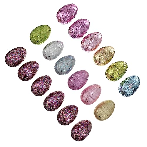 CIYODO 18 Stück Bunte Plastikeier für Ostern Befüllbare Ostereier zur Dekoration für Osterpartys für und Kleine Überraschungen CIYODO 18 Stück Bunte Plastikeier für Ostern Befüllbare Ostereier zur Dekoration für Osterpartys für und Kleine Überraschungen von CIYODO