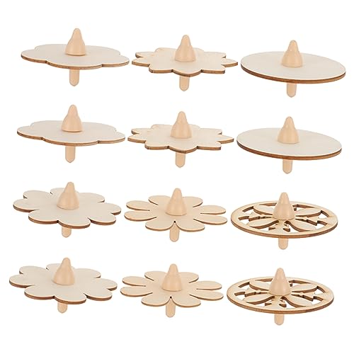 CIYODO 18 Stück Teiliges Unbemaltes Holzspielzeug DIY Gyro für Kreatives Bastelmaterial Gestalten für Pädagogische Spiele und Bastelprojekte CIYODO 18 Stück Teiliges Unbemaltes Holzspielzeug DIY Gyro für Kreatives Bastelmaterial Gestalten für Pädagogische Spiele und Bastelprojekte von CIYODO