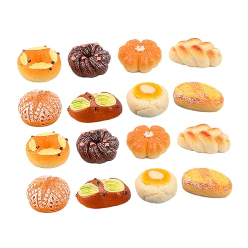 CIYODO 18Stücke Brot Modelle aus Harz Realistische Simulation für Puppenhäuser Deko Elemente Requisite für Food Fotografie und Stilvolle Präsentationen CIYODO 18Stücke Brot Modelle aus Harz Realistische Simulation für Puppenhäuser Deko Elemente Requisite für Food Fotografie und Stilvolle Präsentationen von CIYODO