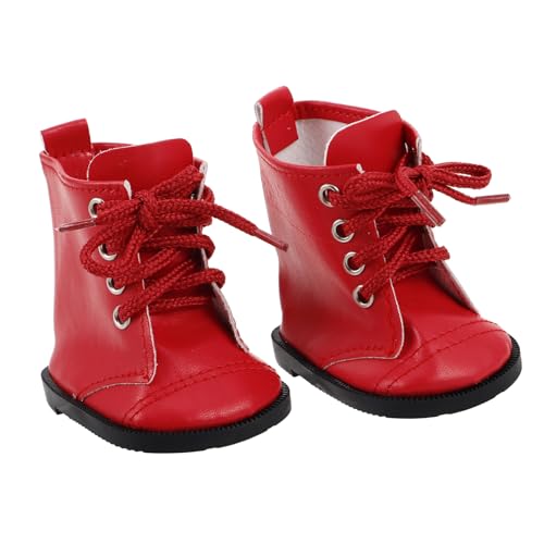 CIYODO 1Paar Hochwertige Puppenschuhe aus PU Leder für Puppen Schnürstiefel Stilvolle Accessoires für Puppen Outfits Leicht zu Reinigen und Langlebig Perfektes Zubehör CIYODO 1Paar Hochwertige Puppenschuhe aus PU Leder für Puppen Schnürstiefel Stilvolle Accessoires für Puppen Outfits Leicht zu Reinigen und Langlebig Perfektes Zubehör von CIYODO