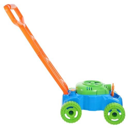 CIYODO 1Pc Seifenblasenmaschine Für Jungen Für Kleinkinder Seifenblasen Rasenmäher Seifenblasengebläsemaschine Seifenblasenmäher Bunt von CIYODO