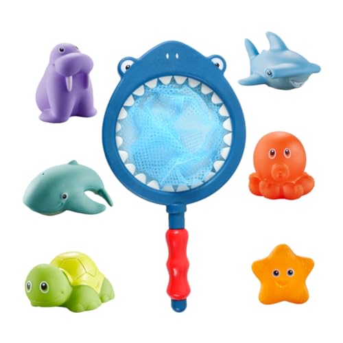CIYODO 1Satz Badewannenspielzeug für Kleinkinder Teiliges mit Tierdesign und Fischernetz für Spaß Beim und Schwimmen Leicht und Tragbar für Zuhause und Reisen CIYODO 1Satz Badewannenspielzeug für Kleinkinder Teiliges mit Tierdesign und Fischernetz für Spaß Beim und Schwimmen Leicht und Tragbar für Zuhause und Reisen von CIYODO