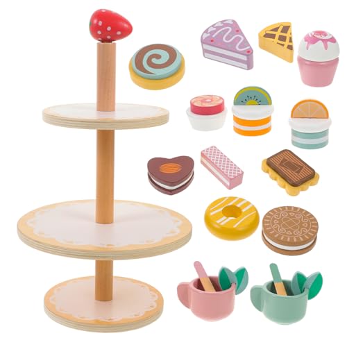 CIYODO 1Satz Cupcake Set für Stufige Dessert Simulation mit Holzspielzeug für Rollenspiele für Kreative Küchenspiele und Häuser Langlebig und Praktisch CIYODO 1Satz Cupcake Set für Stufige Dessert Simulation mit Holzspielzeug für Rollenspiele für Kreative Küchenspiele und Häuser Langlebig und Praktisch von CIYODO