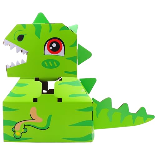 CIYODO 1Satz DIY Dinosaurier Spielzeugkartonbox Für Kreatives Bastelset Zur Praktischer Fähigkeiten Und Rollenspiele Für Geburtstage Oder Festivals von CIYODO