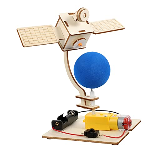 CIYODO 1Satz DIY Holz Satellitenmodell für Wissenschaftliches Lernspielzeug für Jahre Kreatives Bastelprojekt Fähigkeiten und Vorstellungskraft von CIYODO