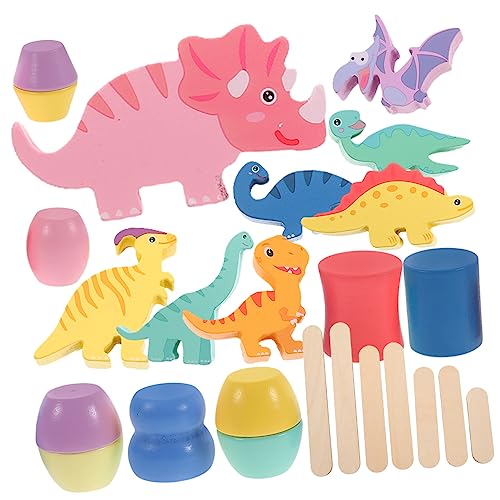 CIYODO 1Satz Dinosaurier Stapelspielzeug Aus Holz Für Balancierendes Frühen Bildung Und Problemlösungsfähigkeiten Sicheres Jungen CIYODO 1Satz Dinosaurier Stapelspielzeug Aus Holz Für Balancierendes Frühen Bildung Und Problemlösungsfähigkeiten Sicheres Jungen von CIYODO