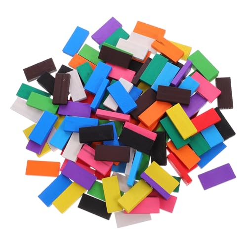 CIYODO 1Satz Domino Set Teiliges Holzspielzeug Für Interaktives Lernspielzeug Eltern Junge Mädchen Interaktion Vielseitig Einsetzbar Und Leicht Zu Transportieren Für Reisen von CIYODO