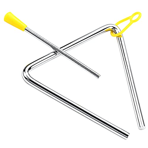 CIYODO 1Satz Dreieckige Musikspielzeug Glocke für Triangel Percussion Instrument Leicht und Tragbar für Kleinkinder Kreativität und Musikalischem CIYODO 1Satz Dreieckige Musikspielzeug Glocke für Triangel Percussion Instrument Leicht und Tragbar für Kleinkinder Kreativität und Musikalischem von CIYODO