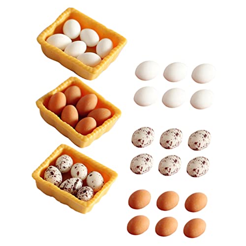CIYODO Miniatur Puppenhaus Zubehör Satz Mit Mini Tabletts Für Kinder Spielzeug Puppenhaus Miniaturmodelle von CIYODO