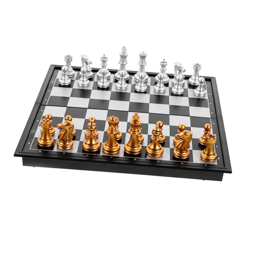CIYODO 1Satz Faltbares Magnetisches Schachspiel für Erwachsene Leichtes Langlebiges Brettspiel mit Magnetischen Figuren für Drinnen Draußen und Reisen CIYODO 1Satz Faltbares Magnetisches Schachspiel für Erwachsene Leichtes Langlebiges Brettspiel mit Magnetischen Figuren für Drinnen Draußen und Reisen von CIYODO