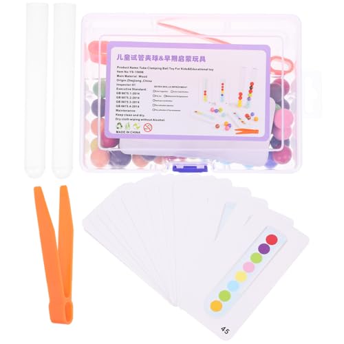 CIYODO 1 Satz Von Kleinkind Feine Motor Spielzeug Hand-Auge Koordination Pädagogisches Spielzeug Mit Perlen Clip CIYODO 1 Satz Von Kleinkind Feine Motor Spielzeug Hand-Auge Koordination Pädagogisches Spielzeug Mit Perlen Clip von CIYODO