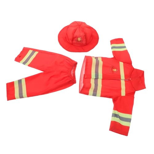 CIYODO 1Satz Feuerwehrmann Kostüm für Puppen Sommerpuppen Outfit mit Hut und Zubehör Rollenspiel Ankleidezubehör für Kreative Halloween und Freizeitkleidung CIYODO 1Satz Feuerwehrmann Kostüm für Puppen Sommerpuppen Outfit mit Hut und Zubehör Rollenspiel Ankleidezubehör für Kreative Halloween und Freizeitkleidung von CIYODO