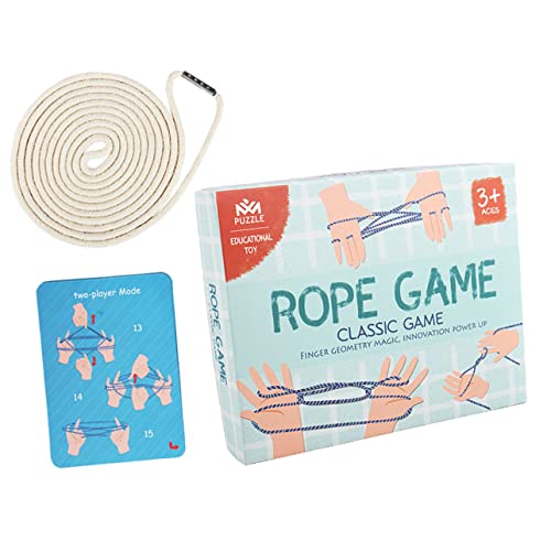 CIYODO 1Satz Fingerseil Kreatives Cradle Seil für Partyspielzeug Fingerfertigkeit und Outdoor Aktivitäten CIYODO 1Satz Fingerseil Kreatives Cradle Seil für Partyspielzeug Fingerfertigkeit und Outdoor Aktivitäten von CIYODO