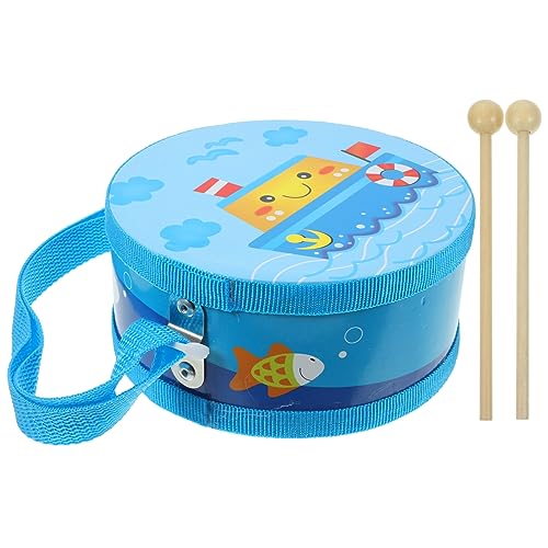 CIYODO 1Satz Handtrommel Set Für Kleinkinder Bildungstrommel Mit Drumstick Fördert Kognitive Entwicklung Und Rhythmusgefühl Für Frühkindliche Musikaktivitäten von CIYODO
