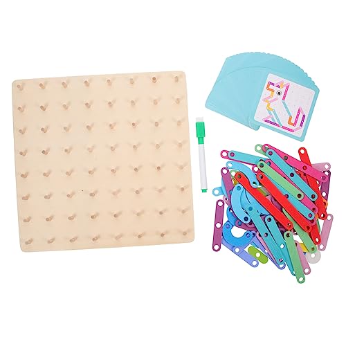 CIYODO 1Satz Holz Geoboard Montessori Für Geometrisches Lernspielzeug Sicheres Und Langlebiges Nagelbrett Fördert Mathematikverständnis Und Hand Auge Koordination CIYODO 1Satz Holz Geoboard Montessori Für Geometrisches Lernspielzeug Sicheres Und Langlebiges Nagelbrett Fördert Mathematikverständnis Und Hand Auge Koordination von CIYODO