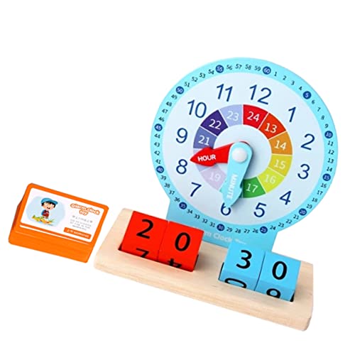 CIYODO 1Satz Holz Lernuhr für Uhr mit Kognitionsspiel für Farbverständnis Sicheres und Langlebiges Material für Vorschule und Grundschule CIYODO 1Satz Holz Lernuhr für Uhr mit Kognitionsspiel für Farbverständnis Sicheres und Langlebiges Material für Vorschule und Grundschule von CIYODO