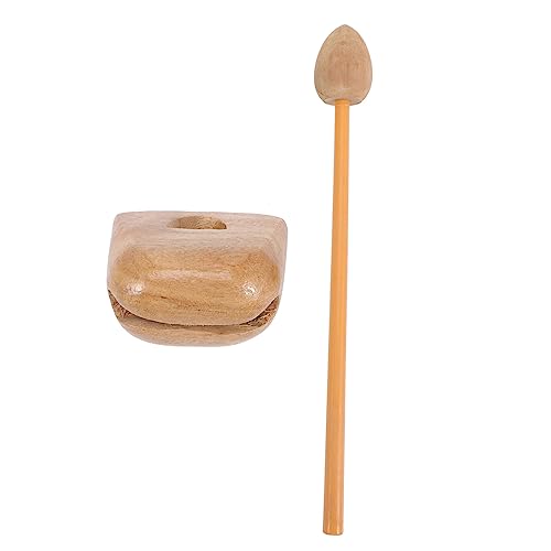 CIYODO 1Satz Holz Percussion Instrument für Meditationsklopfer aus Sicherem Holz für Religiöse Praktiken und Musikalische Früherziehung von CIYODO
