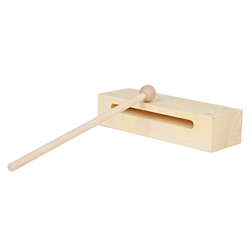 CIYODO 1Satz Holzblockinstrument für Musikinstrumente Kreativität und Konzentration aus Hochwertigem Buchenholz für Musikalische Früherziehung und Spielspaß von CIYODO