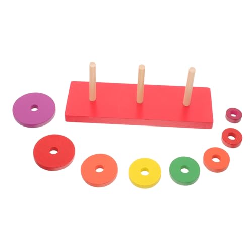 CIYODO 1Satz Holzpuzzle Stapelturm Für Entwicklungsspielzeug Kreativität Hand Auge Koordination Und Farberkennung Für Kleinkinder Ab Jahr CIYODO 1Satz Holzpuzzle Stapelturm Für Entwicklungsspielzeug Kreativität Hand Auge Koordination Und Farberkennung Für Kleinkinder Ab Jahr von CIYODO