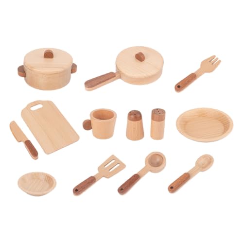 CIYODO 1Satz Küchen Spielzeugset aus Holz Simulierte Küchengeräte für Pädagogisches für Kreative Sicher und Langlebig für Rollenspiele CIYODO 1Satz Küchen Spielzeugset aus Holz Simulierte Küchengeräte für Pädagogisches für Kreative Sicher und Langlebig für Rollenspiele von CIYODO