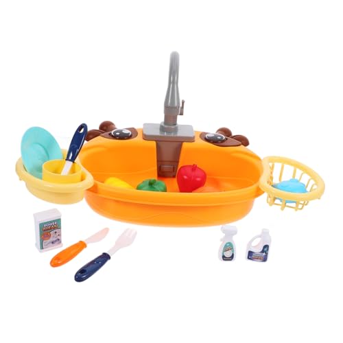 CIYODO 1Satz Küchenspüle mit Wasserzirkulation für Rollenspiel Waschbecken für Kreative Spielstunden Sicheres Kunststoffmaterial Kleine Hände CIYODO 1Satz Küchenspüle mit Wasserzirkulation für Rollenspiel Waschbecken für Kreative Spielstunden Sicheres Kunststoffmaterial Kleine Hände von CIYODO