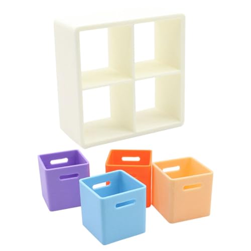 CIYODO 1Satz Kunststoff Organizer mit Miniaturregal für Puppenhaus Zubehör und Kleine Gegenstände Praktische Lösung für Kreative Spielmomente CIYODO 1Satz Kunststoff Organizer mit Miniaturregal für Puppenhaus Zubehör und Kleine Gegenstände Praktische Lösung für Kreative Spielmomente von CIYODO