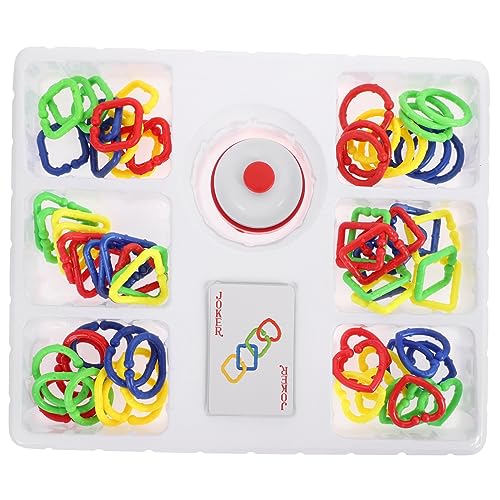 CIYODO 1Satz Kunststoff Verbindungsspielzeug für Einfügespielzeug mit Bunten Ringen Fördert Kreativität und Hand Augen Koordination für Lernspiele und Interaktive Aktivitäten CIYODO 1Satz Kunststoff Verbindungsspielzeug für Einfügespielzeug mit Bunten Ringen Fördert Kreativität und Hand Augen Koordination für Lernspiele und Interaktive Aktivitäten von CIYODO