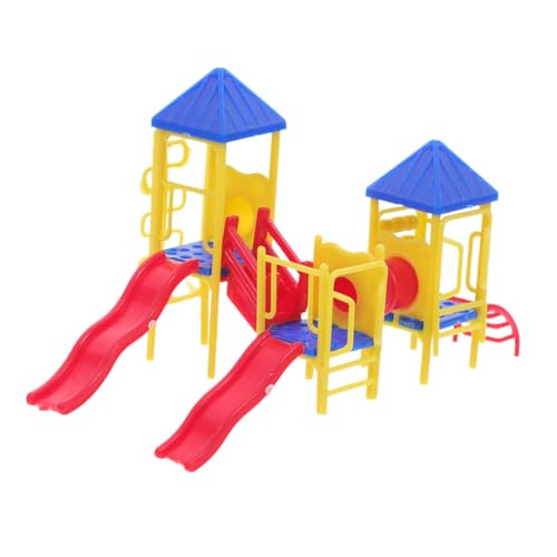 CIYODO 1Satz Mini Spielplatzmodell Puppenhaus Dekoration für Langlebiges und Kompaktes Outdoor Lehrreiches für Jungen von CIYODO