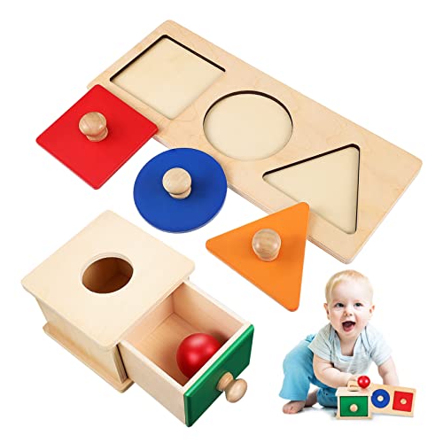 CIYODO 1Satz Montessori Wurfbox aus Holz Ballkiste für Geometrisches Puzzle Lernspielzeug für Kleinkinder Motorik und Objektpermanenz Sicheres und Einfach CIYODO 1Satz Montessori Wurfbox aus Holz Ballkiste für Geometrisches Puzzle Lernspielzeug für Kleinkinder Motorik und Objektpermanenz Sicheres und Einfach von CIYODO