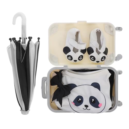 CIYODO 1Satz Puppenkostüm Für Puppen Mit Zubehör Rollkoffer Und Regenschirm Für Puppenspiel Und Dekoration Perfektes Zubehör Für Kreative Szenen CIYODO 1Satz Puppenkostüm Für Puppen Mit Zubehör Rollkoffer Und Regenschirm Für Puppenspiel Und Dekoration Perfektes Zubehör Für Kreative Szenen von CIYODO