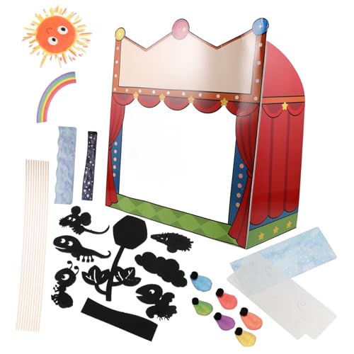 CIYODO 1Satz Schattenpuppen Set Für Kreatives DIY Künstlerischen Fähigkeiten Puppentheater Und Zubehör Für Interaktive Aufführungen von CIYODO