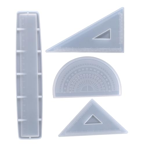 CIYODO 1Satz Silikon Linealform für DIY Bastelprojekte Hochpräzise Silikonform für Gerade Lineale Epoxidharzformen Wasser und Ölbeständig Einfache Pflege und Vielseitige Anwendung von CIYODO