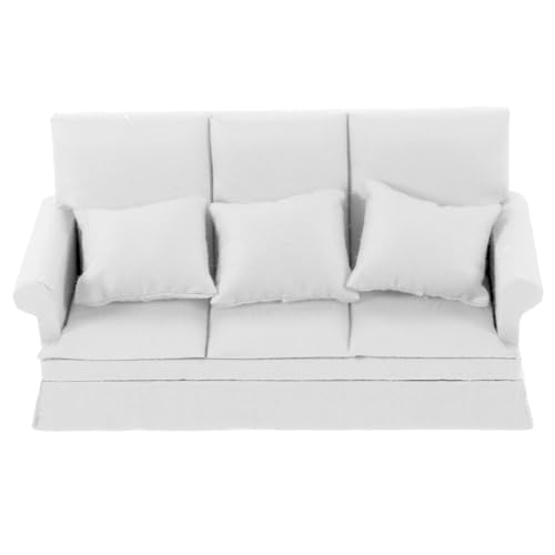 CIYODO 1Satz Sofa für Puppenhaus Sitziges Puppensofa mit Kissen Hochwertige Möbel für Tiny Houses und Puppenstuben Dekorative Requisite für Kreative Fotos CIYODO 1Satz Sofa für Puppenhaus Sitziges Puppensofa mit Kissen Hochwertige Möbel für Tiny Houses und Puppenstuben Dekorative Requisite für Kreative Fotos von CIYODO