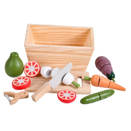 CIYODO 1Satz Spielzeugnahrung Holz Früchte Gemüse für Pädagogisches Küchenzubehör für Kleinkinder Fördert Motorische Fähigkeiten und Hand Auge Koordination CIYODO 1Satz Spielzeugnahrung Holz Früchte Gemüse für Pädagogisches Küchenzubehör für Kleinkinder Fördert Motorische Fähigkeiten und Hand Auge Koordination von CIYODO