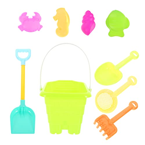 CIYODO 1Satz Strandspielzeug für Teiliges Sandspielzeug Kit mit Eimer und Formen Kreatives und Lustiges für Sommer Am Strand Helle Farben für Endlosen Spaß von CIYODO