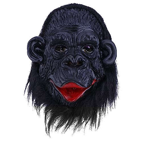 CIYODO Halloween Gorilla Maske Cosplay Requisiten Scary Party Supplies Leistung Maske Schwarz CIYODO Halloween Gorilla Maske Cosplay Requisiten Scary Party Supplies Leistung Maske Schwarz von CIYODO