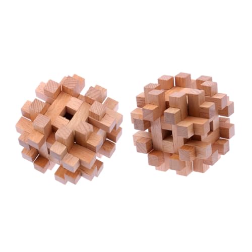 CIYODO 1stk Puzzle-Ball Logikrätsel Spielzeug Kidcraft-spielset Lernspielzeug Kugel-Puzzle-Spielzeug Interlock-Spiel Entsperren Spielzeug Für Die Frühe Entwicklung Erwachsener 3D Bambus von CIYODO